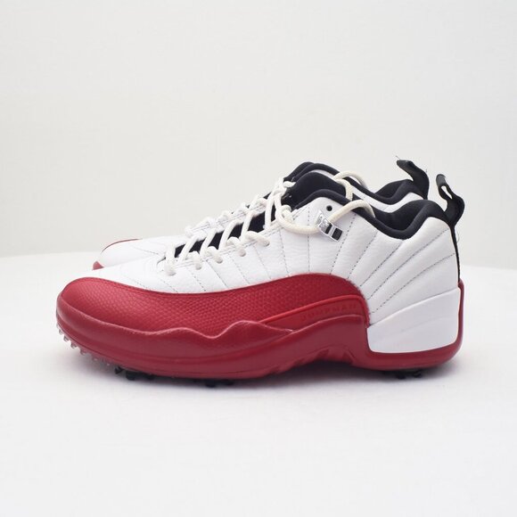 NIKE AIR JORDAN 12 RETRO LOW GOLF Cherry White Red DH4120-161 Mens Size 7 main image 6
